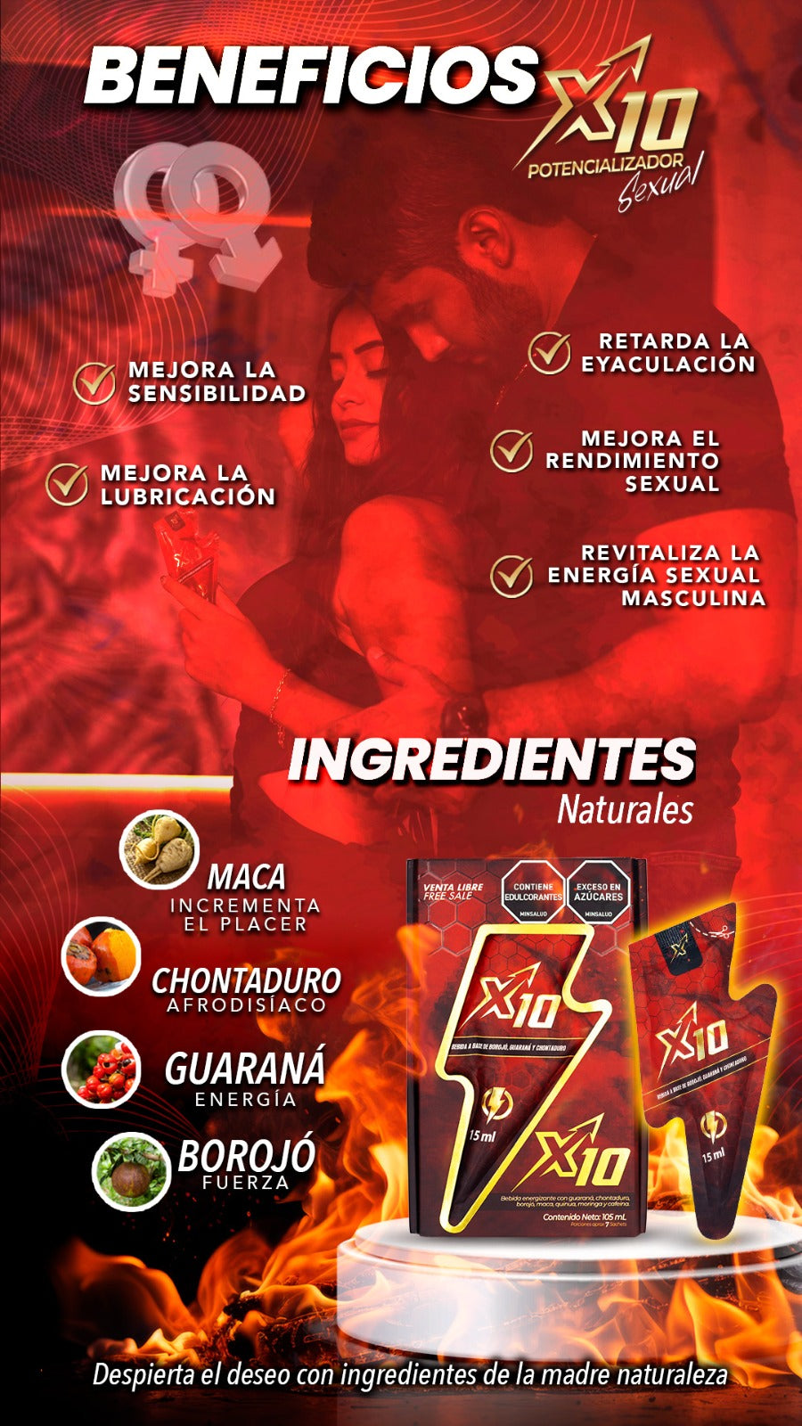 X10 POTENCIALIZADOR SEXUAL X7